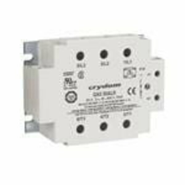 Crydom Solid State Relays - Industrial Mount Ssr Relay, 3-Phase, Panel Mount, Ip20, 530Vac/25A, 90-140Vac GN325BSZ